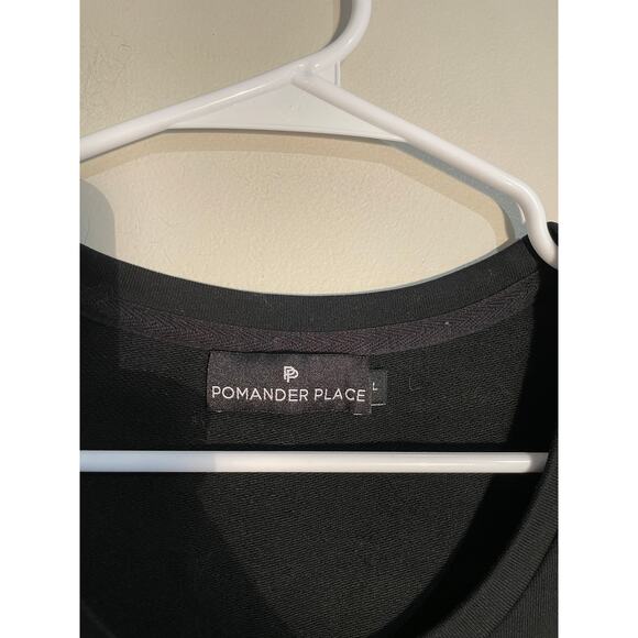 Tuckernuck Pomander Place Black Collins Long Puff Sleeve Mini Dress Size Large - Picture 8 of 9